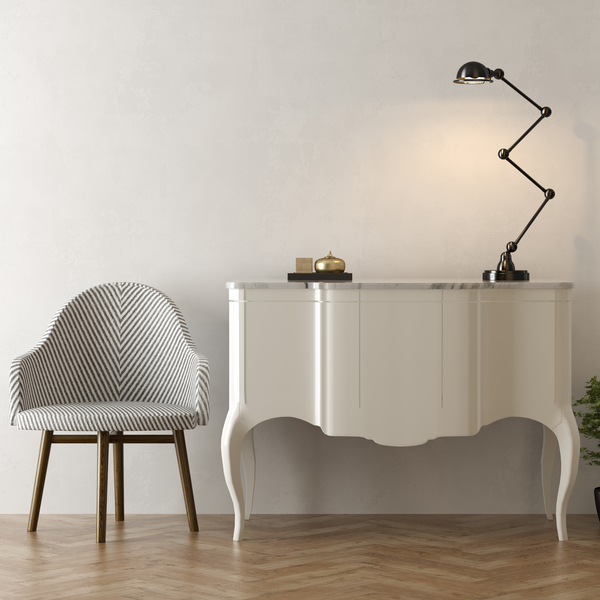 Interior of modern living room with table 3D rendering